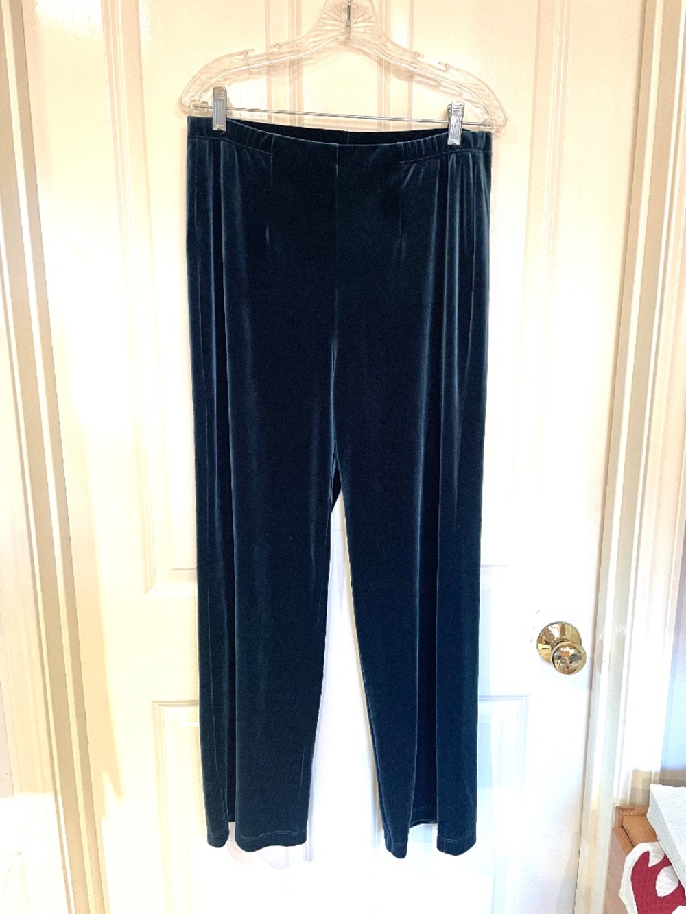 Chico's Blue Velvet Travelers Pants
